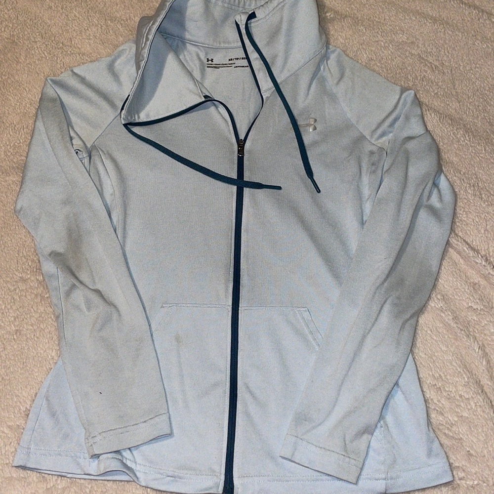 Under Armour loose heat gear light jacket.